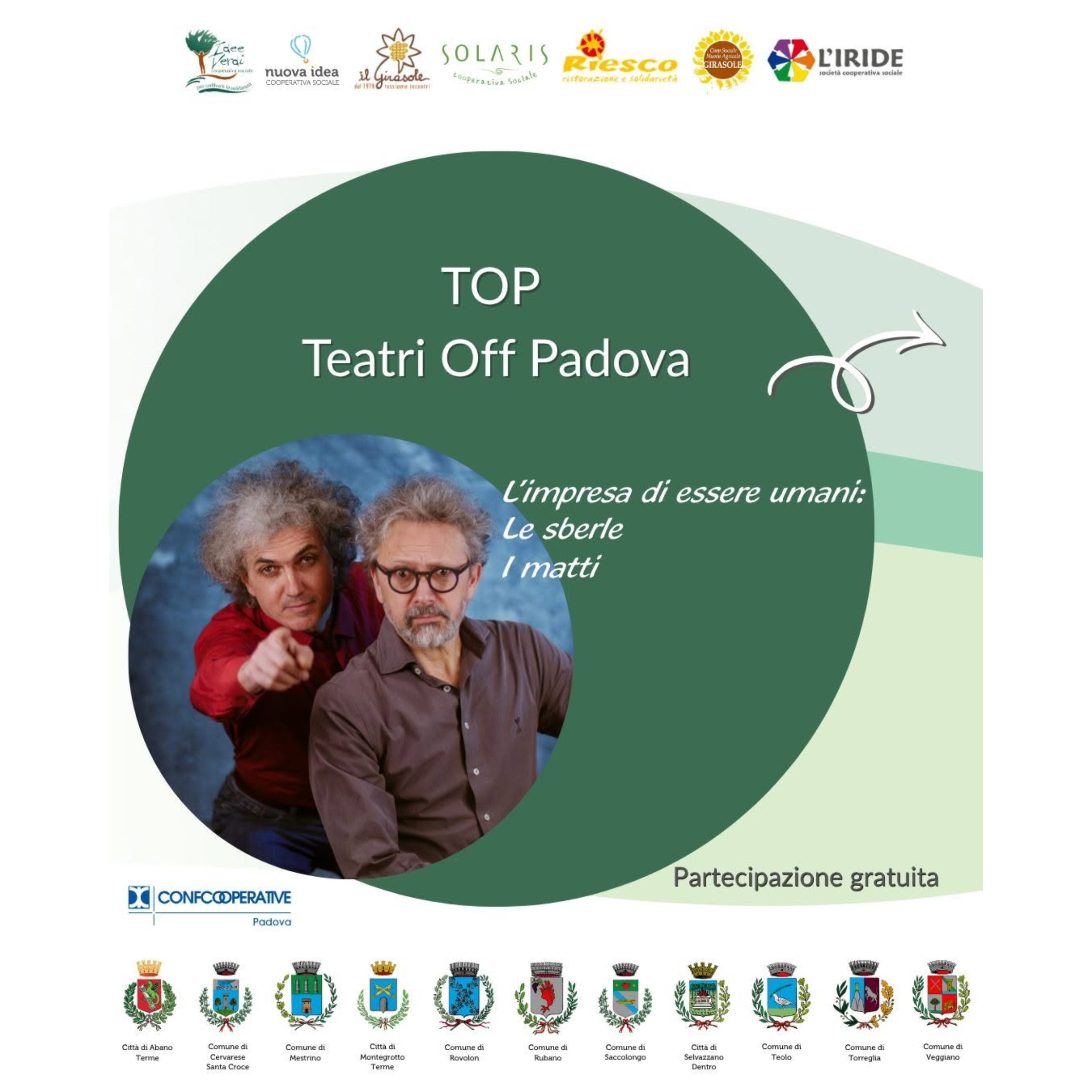 Featured image for “TOP porta in scena la cooperazione sociale al Festival dell’economia sociale di Teolo”