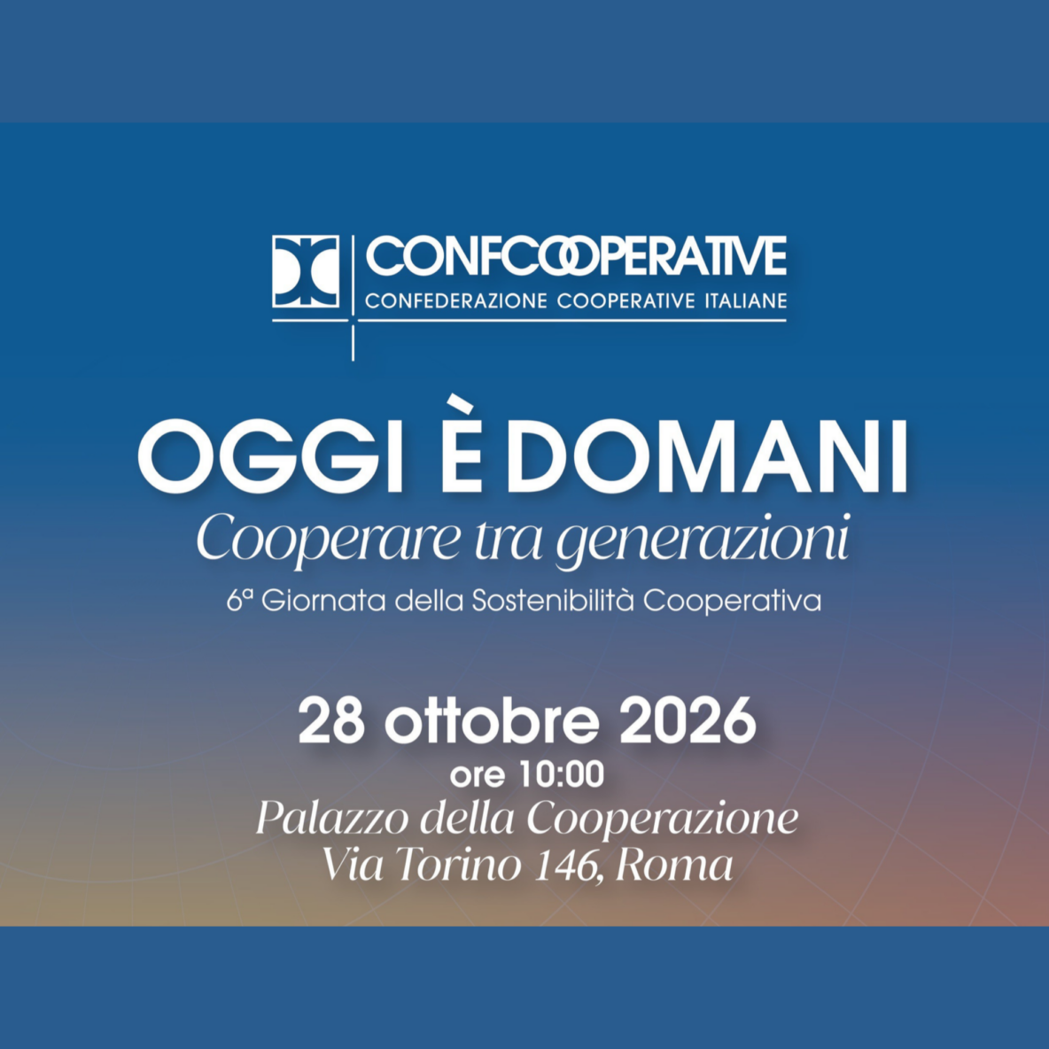 sesta Giornata della Sostenibilità cooperativa a Roma, promossa da Confcooperative
